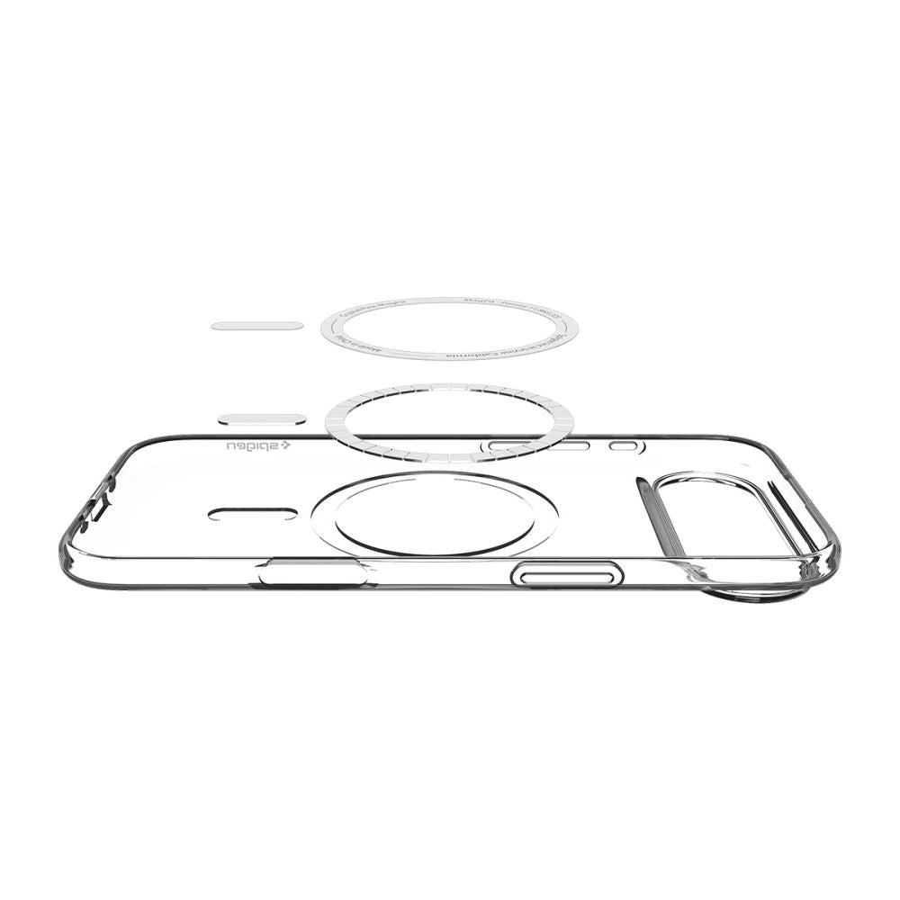 MagSafe-kotelo Apple iPhone 17 Airille, Spigen, Liquid Crystal, Valkoinen