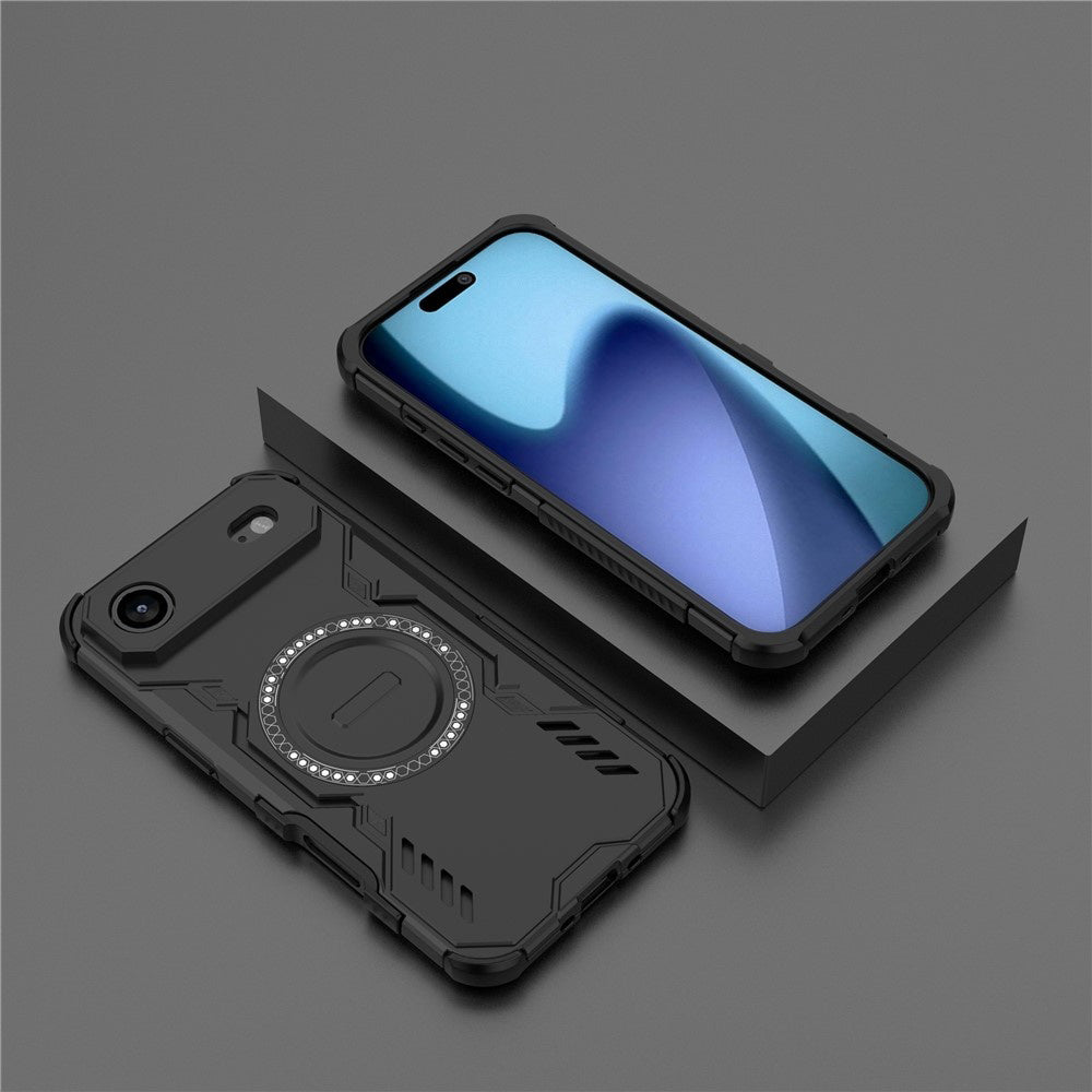 MagSafe-kotelo Apple iPhone 17 Airille, Techsuit, ArmorMag, Musta