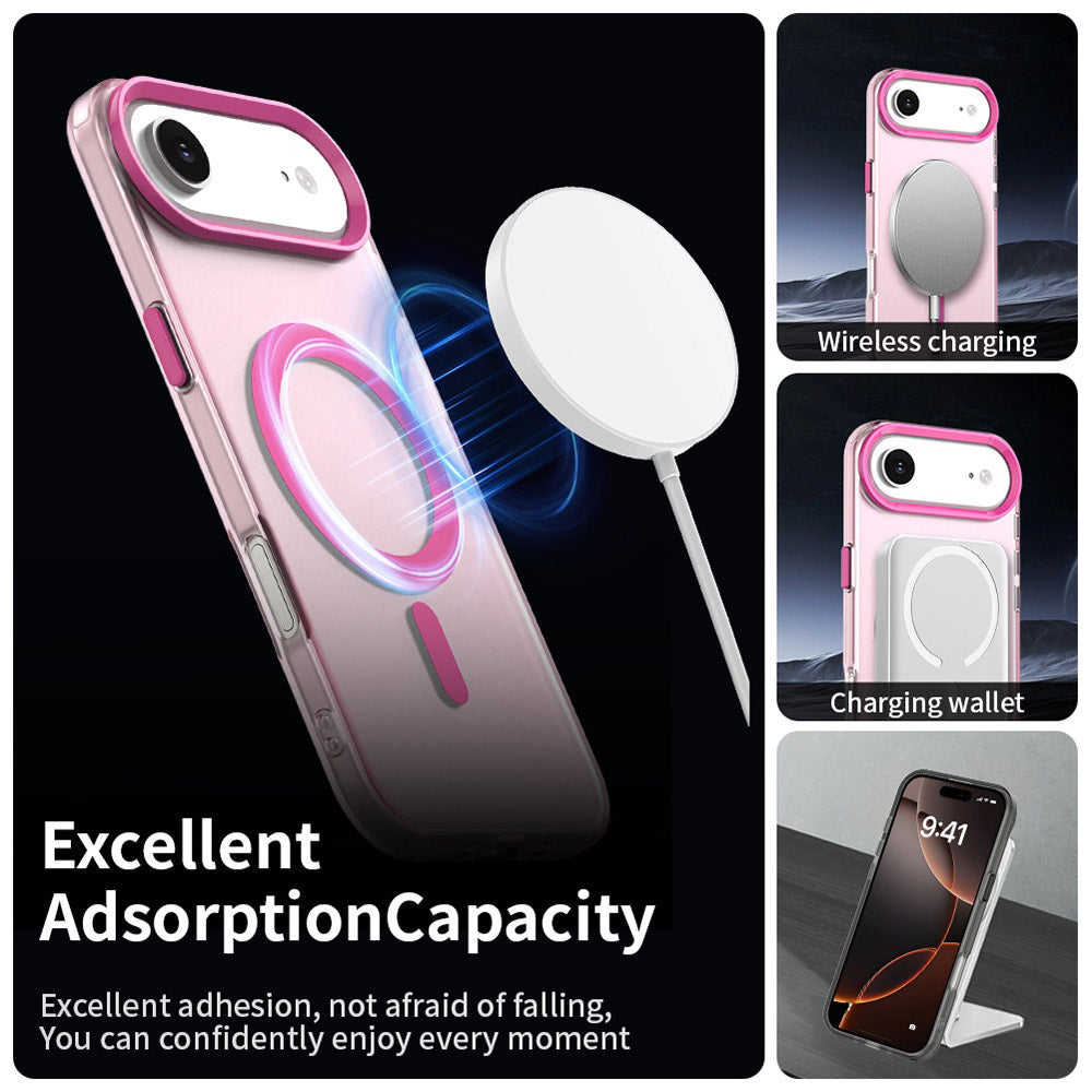 MagSafe-kotelo Apple iPhone 17 Airille, Techsuit, CandyCase, Pinkki