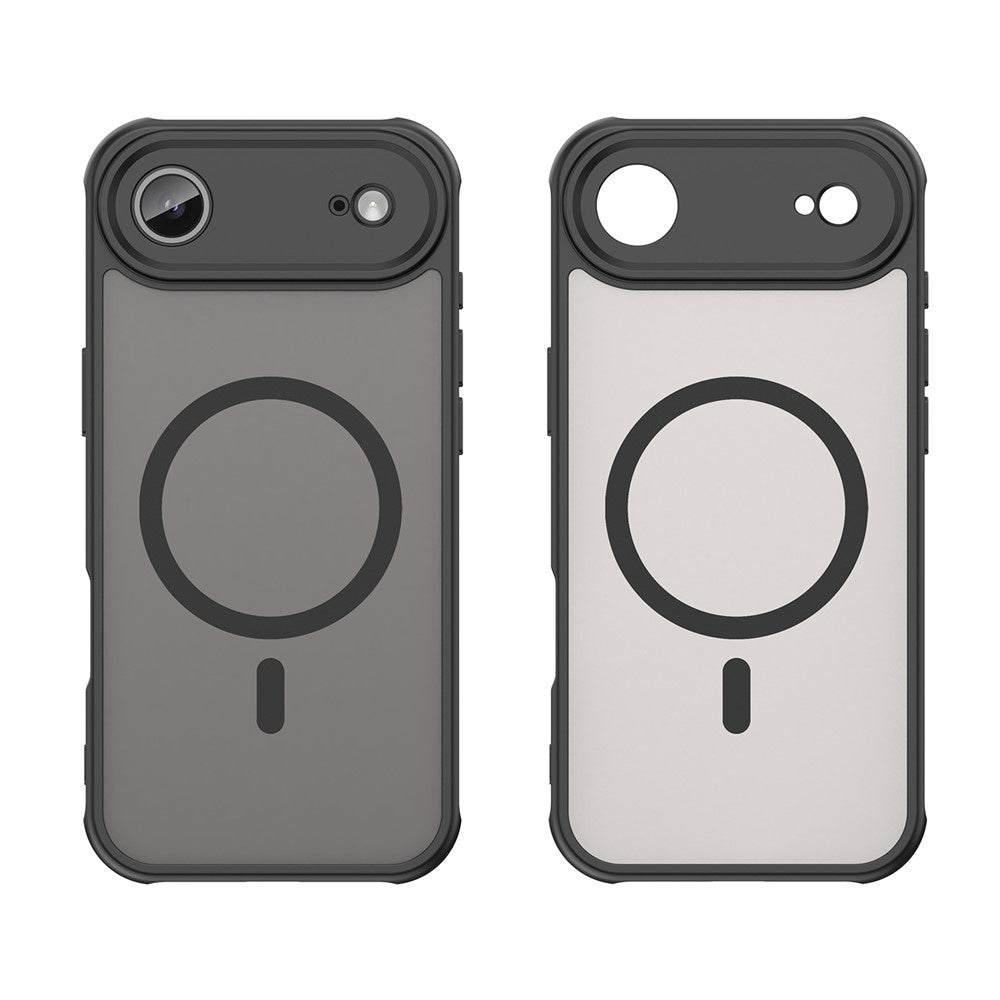 MagSafe-kotelo Apple iPhone 17 Airille, Techsuit, HaloFrost II, Musta