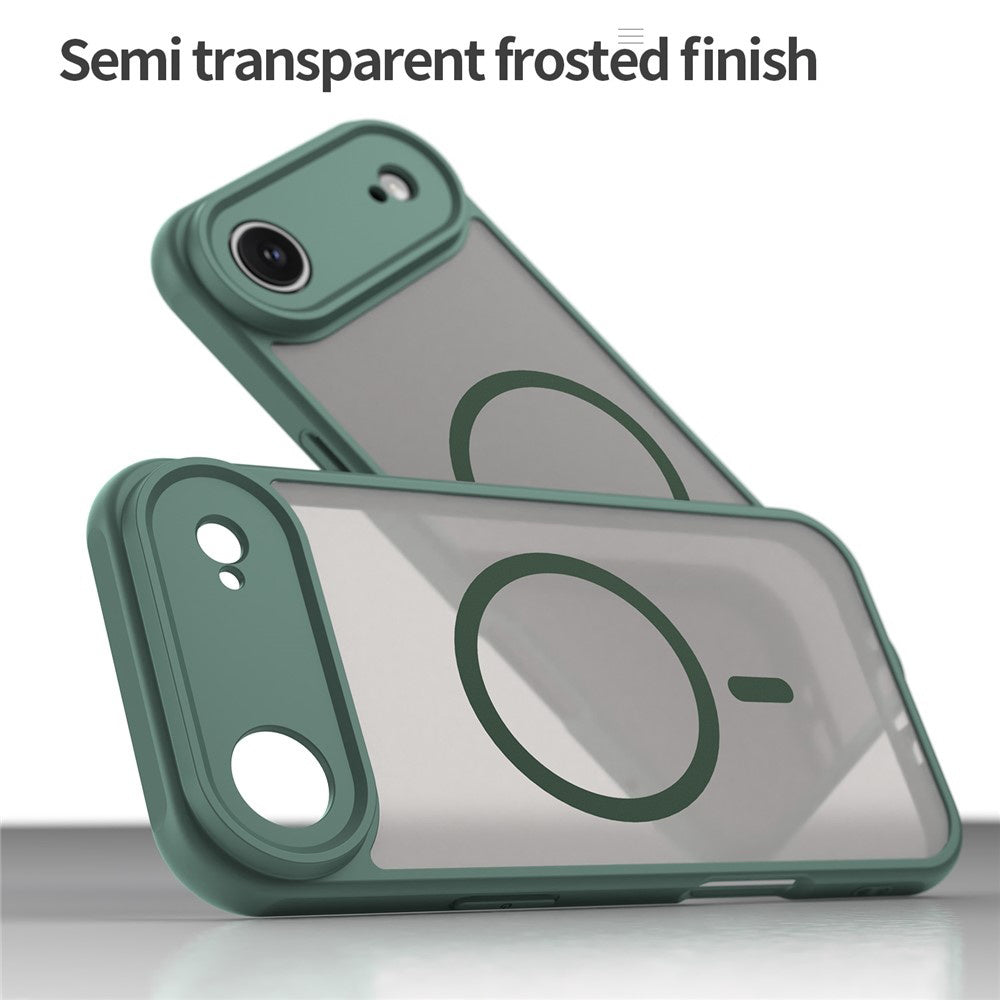MagSafe-kotelo Apple iPhone 17 Airille, Techsuit, HaloFrost II, Vihreä