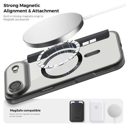 MagSafe-kotelo Apple iPhone 17 Airille, Techsuit, SmartMag Book, Sininen