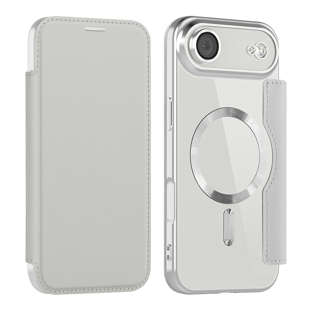 MagSafe-kotelo Apple iPhone 17 Airille, Techsuit, SmartMag Book, Harmaa