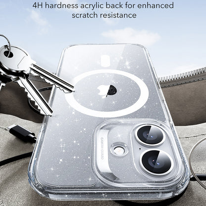 MagSafe-kotelo Apple iPhone 17:lle, ESR, Classic Hybrid Shimmer, Läpinäkyvä