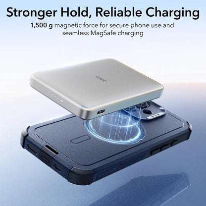 MagSafe-kotelo Apple iPhone 17:lle, ESR, Cyber, Sininen