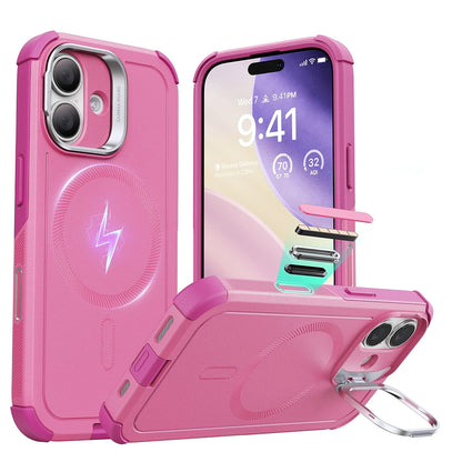MagSafe-kotelo Apple iPhone 17:lle, ESR, Cyber Armor Kickstand, Pinkki