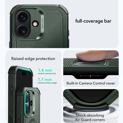 MagSafe-kotelo Apple iPhone 17:lle, ESR, Cyber, Vihreä