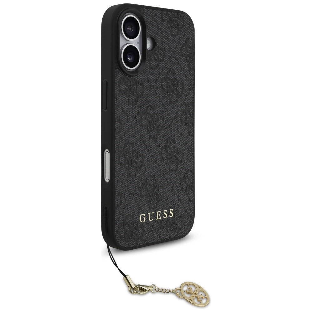 MagSafe-kotelo Apple iPhone 17:lle, Guess, 4G Charm Cradle, Musta