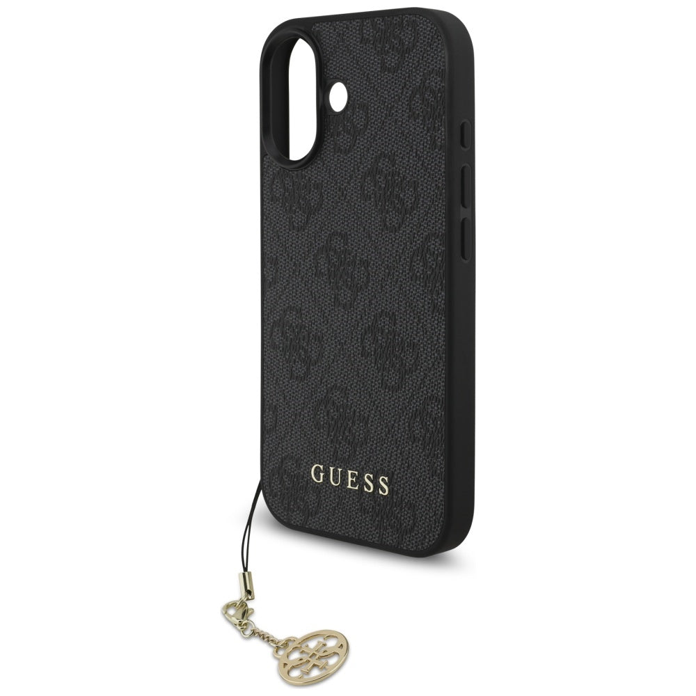 MagSafe-kotelo Apple iPhone 17:lle, Guess, 4G Charm Cradle, Musta