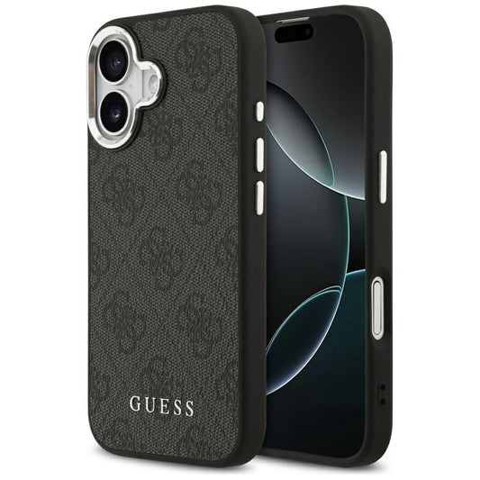 MagSafe-kotelo Apple iPhone 17:lle, Guess, 4G Classic Logo, Musta