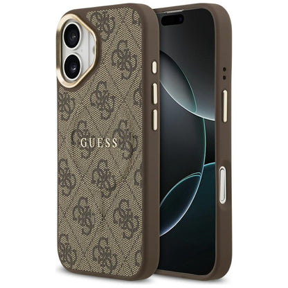 MagSafe-kotelo Apple iPhone 17:lle, Guess, 4G Classic, Ruskea