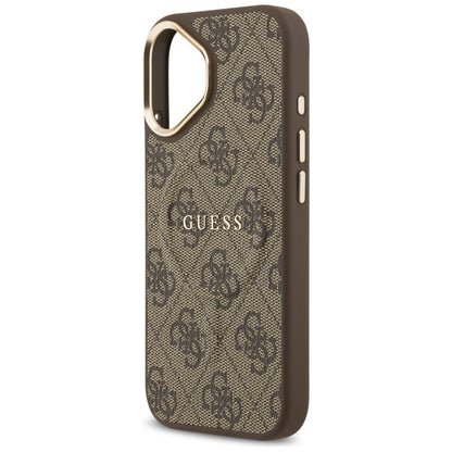 MagSafe-kotelo Apple iPhone 17:lle, Guess, 4G Classic, Ruskea