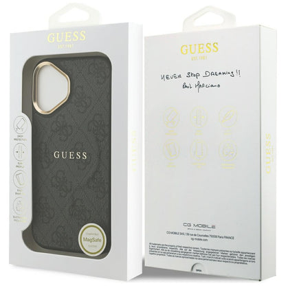 MagSafe-kotelo Apple iPhone 17:lle, Guess, 4G Classic, Musta