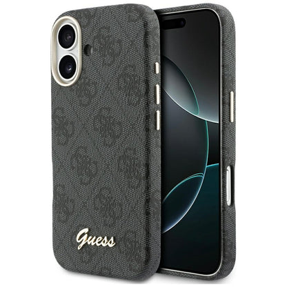 MagSafe-kotelo Apple iPhone 17:lle, Guess, 4G Script Logo, Musta