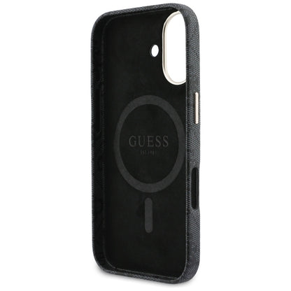 MagSafe-kotelo Apple iPhone 17:lle, Guess, 4G Script Logo, Musta