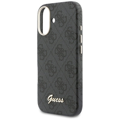 MagSafe-kotelo Apple iPhone 17:lle, Guess, 4G Script Logo, Musta
