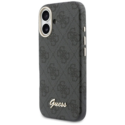 MagSafe-kotelo Apple iPhone 17:lle, Guess, 4G Script Logo, Musta