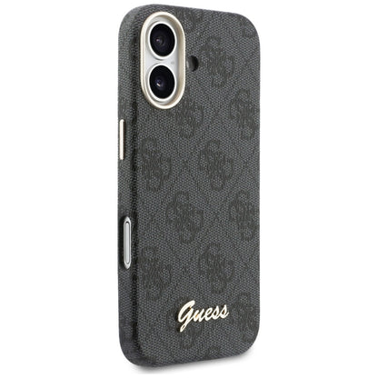MagSafe-kotelo Apple iPhone 17:lle, Guess, 4G Script Logo, Musta