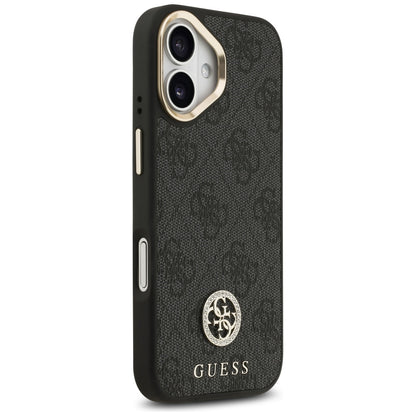 MagSafe-kotelo Apple iPhone 17:lle, Guess, 4G Strass -logo, musta