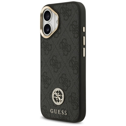 MagSafe-kotelo Apple iPhone 17:lle, Guess, 4G Strass -logo, musta
