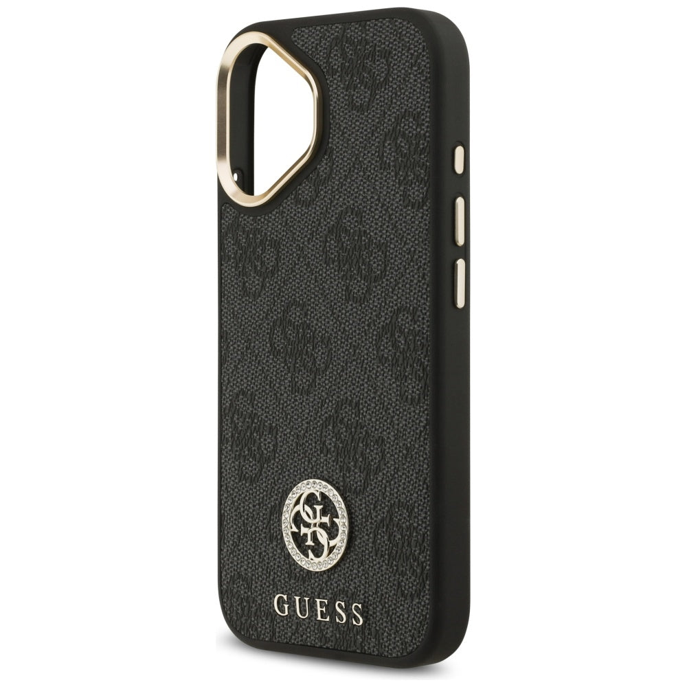 MagSafe-kotelo Apple iPhone 17:lle, Guess, 4G Strass -logo, musta