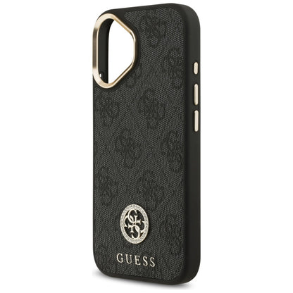 MagSafe-kotelo Apple iPhone 17:lle, Guess, 4G Strass -logo, musta