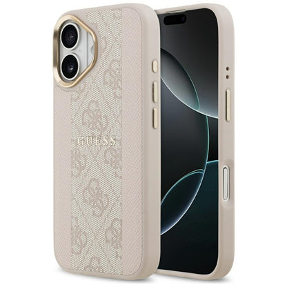 MagSafe-kotelo Apple iPhone 17:lle, Guess, 4G Stripe, Pinkki