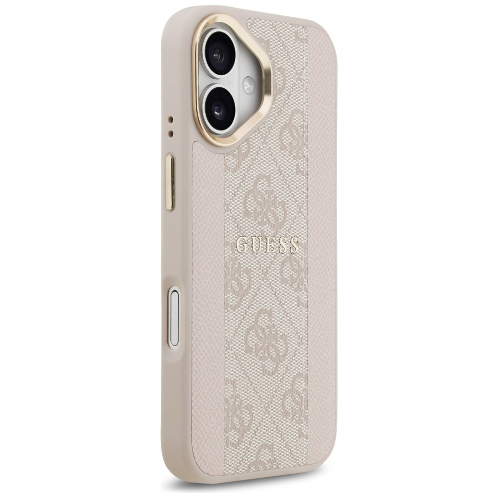 MagSafe-kotelo Apple iPhone 17:lle, Guess, 4G Stripe, Pinkki