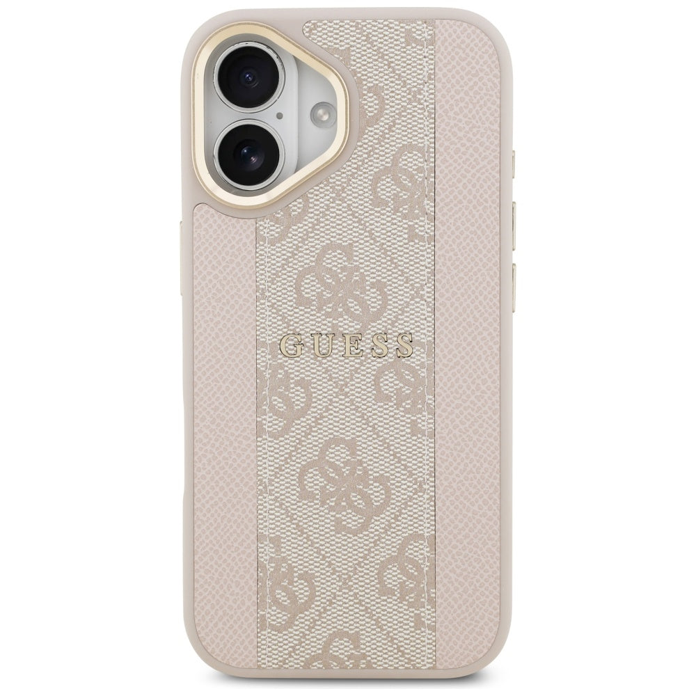 MagSafe-kotelo Apple iPhone 17:lle, Guess, 4G Stripe, Pinkki