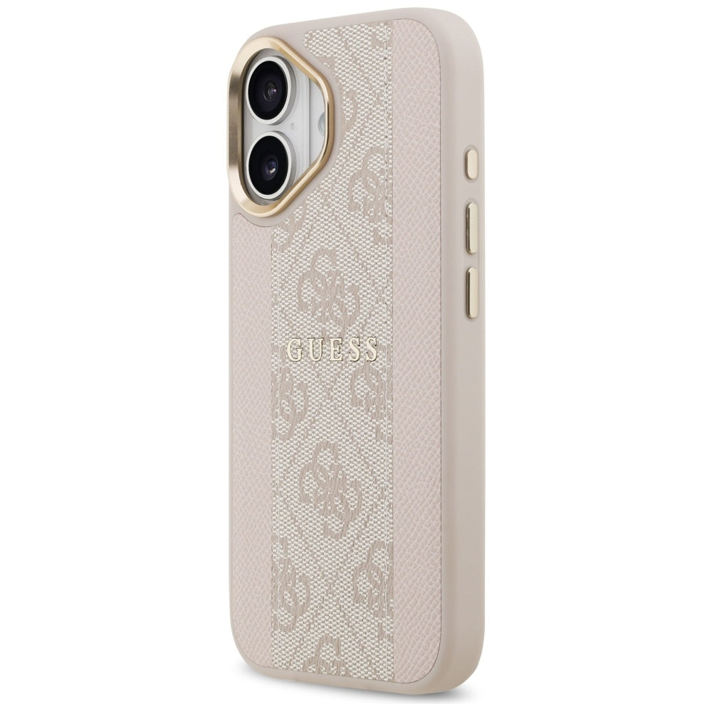 MagSafe-kotelo Apple iPhone 17:lle, Guess, 4G Stripe, Pinkki