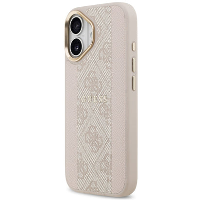 MagSafe-kotelo Apple iPhone 17:lle, Guess, 4G Stripe, Pinkki