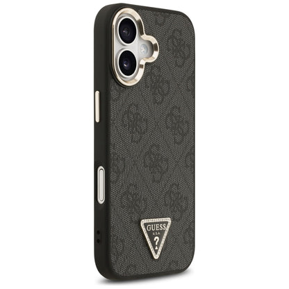 MagSafe-kotelo Apple iPhone 17:lle, Guess, 4G Triangle Diamond -logo, musta