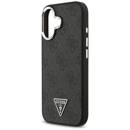 MagSafe-kotelo Apple iPhone 17:lle, Guess, 4G Triangle Logo, Musta Hopea