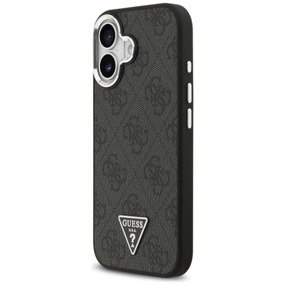 MagSafe-kotelo Apple iPhone 17:lle, Guess, 4G Triangle Logo, Musta Hopea