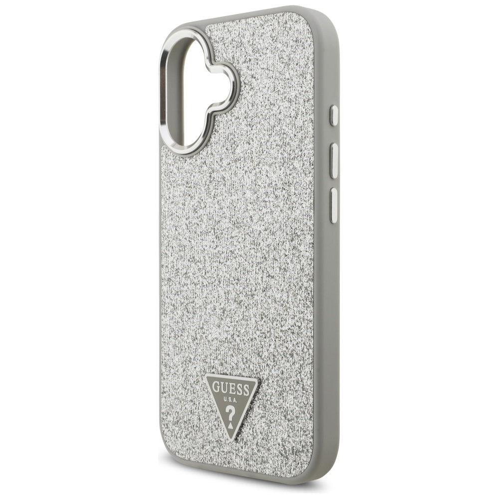 MagSafe-kotelo Apple iPhone 17:lle, Guess, Glitter Triangle Logo, Hopea