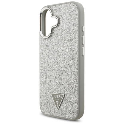 MagSafe-kotelo Apple iPhone 17:lle, Guess, Glitter Triangle Logo, Hopea