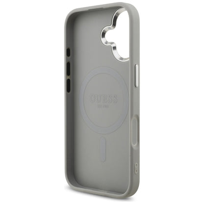 MagSafe-kotelo Apple iPhone 17:lle, Guess, Glitter Triangle Logo, Hopea