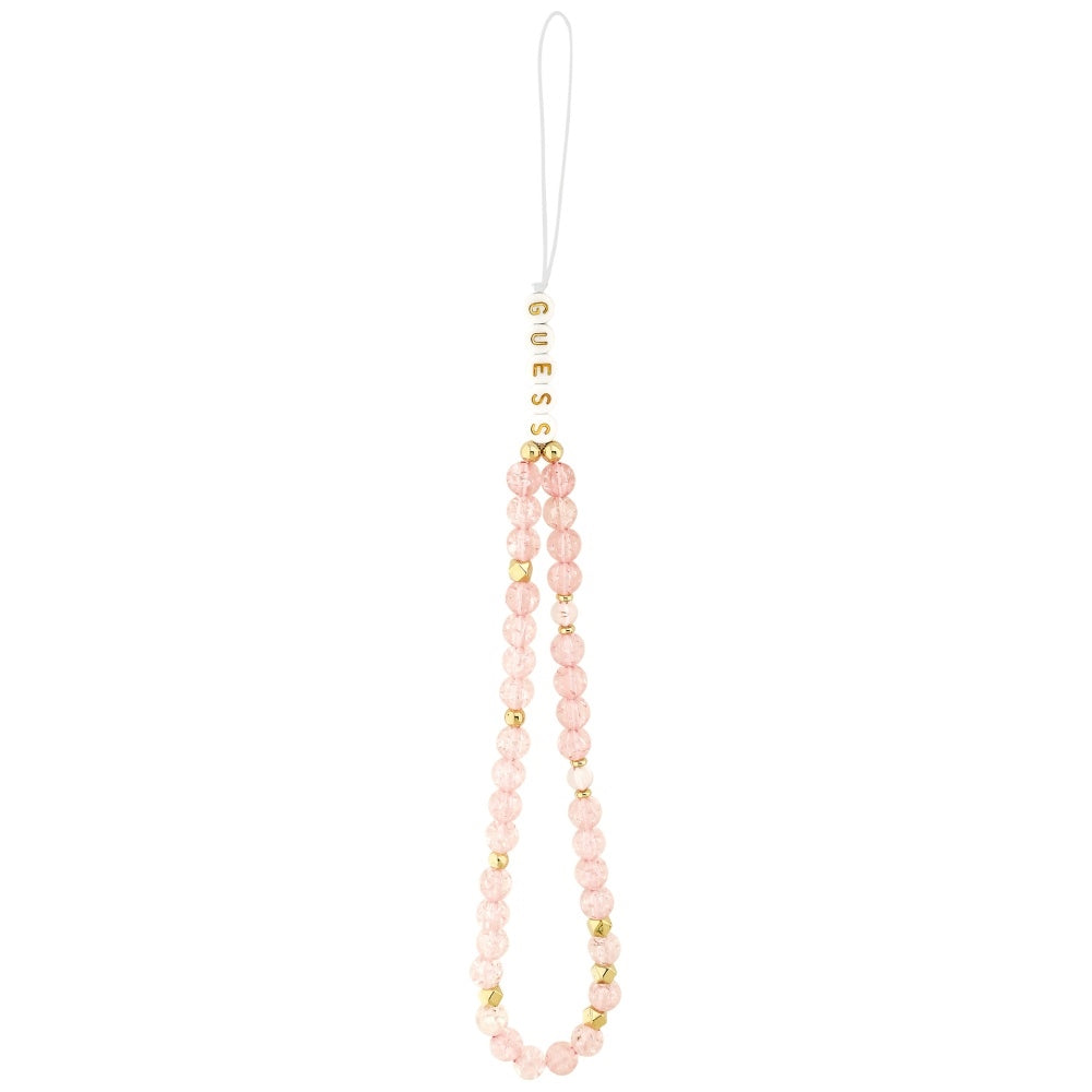 MagSafe-kotelo Apple iPhone 17:lle, Guess, IML Flowers Allover Electroplated with Pearl Strap, Musta