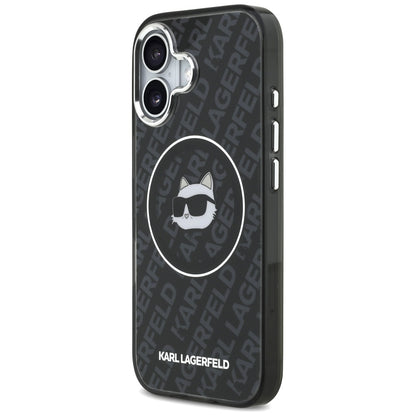 MagSafe Case for Apple iPhone 17, Karl Lagerfeld, IML Choupette's Head, Black