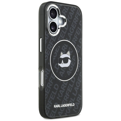 MagSafe Case for Apple iPhone 17, Karl Lagerfeld, IML Choupette's Head, Black