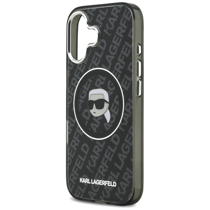 MagSafe Case for Apple iPhone 17, Karl Lagerfeld, IML Karl's Head, Black