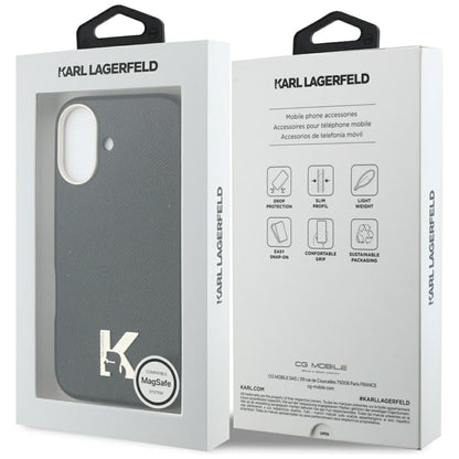 MagSafe-kotelo Apple iPhone 17:lle, Karl Lagerfeld, Karl Head Logo, Musta