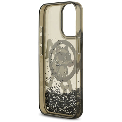 MagSafe-kotelo Apple iPhone 17:lle, Karl Lagerfeld, Liquid Glitter Logo Choupette, Musta