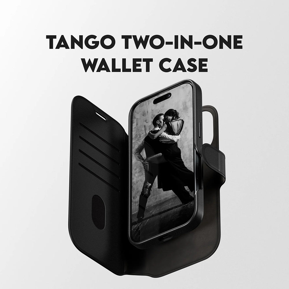 MagSafe-kotelo Apple iPhone 17:lle, PanzerGlass, Care Feature Tango Two-in-One, Musta