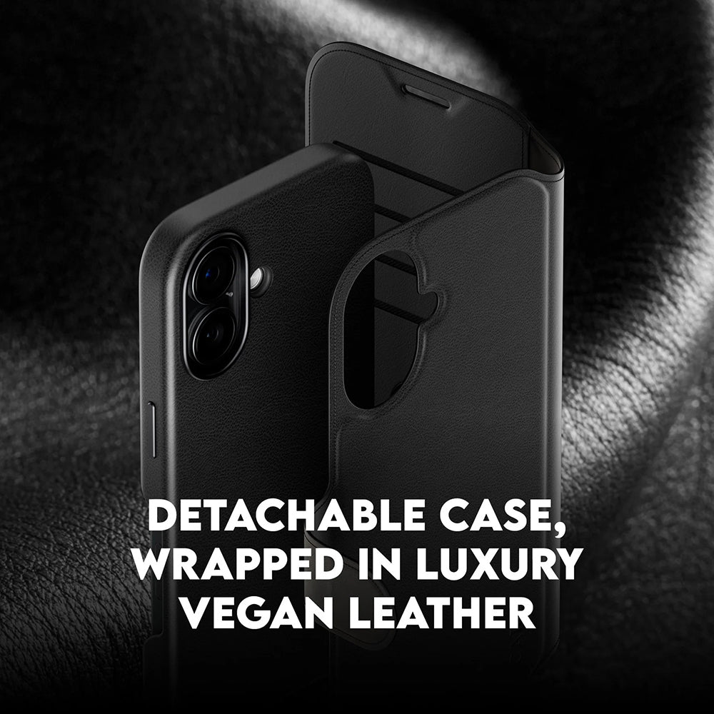 MagSafe-kotelo Apple iPhone 17:lle, PanzerGlass, Care Feature Tango Two-in-One, Musta