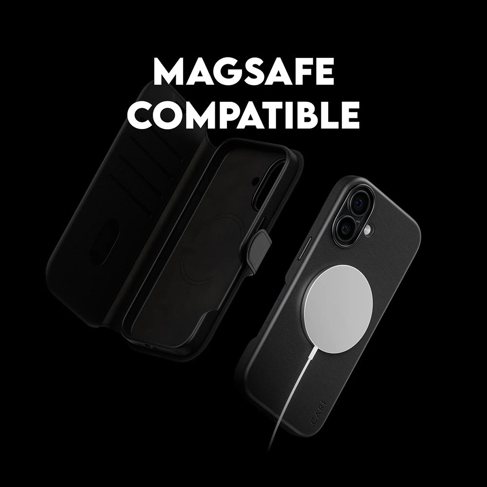 MagSafe-kotelo Apple iPhone 17:lle, PanzerGlass, Care Feature Tango Two-in-One, Musta