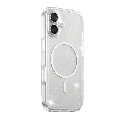 MagSafe-kotelo Apple iPhone 17:lle, PanzerGlass, Care Urban Explorer Star Lit, Valkoinen Läpinäkyvä