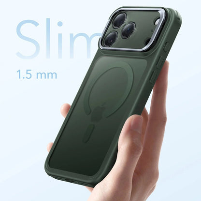 MagSafe-kotelo Apple iPhone 17 Prolle, ESR, Classic Hybrid Kickstand, Satinoitu Vihreä