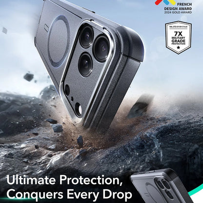 MagSafe-kotelo Apple iPhone 17 Prolle, ESR, Cyber Armor Kickstand, Harmaa