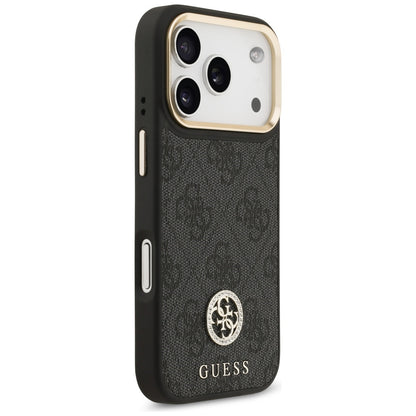 MagSafe-kotelo Apple iPhone 17 Prolle, Guess, 4G Strass -logo, Musta